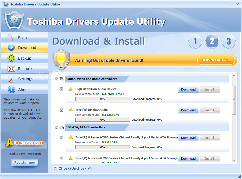 toshiba driver utility tool